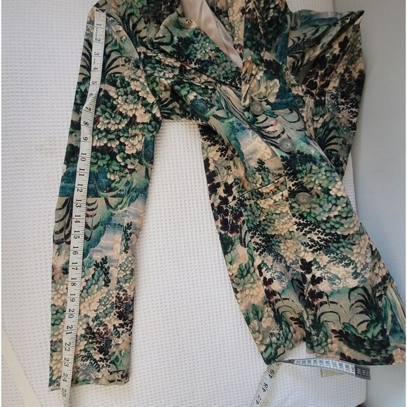 NWT Peruvian Connection women's Pastorale Velveteen Blazer Jacket Size 2 XS - Picture 11 of 13